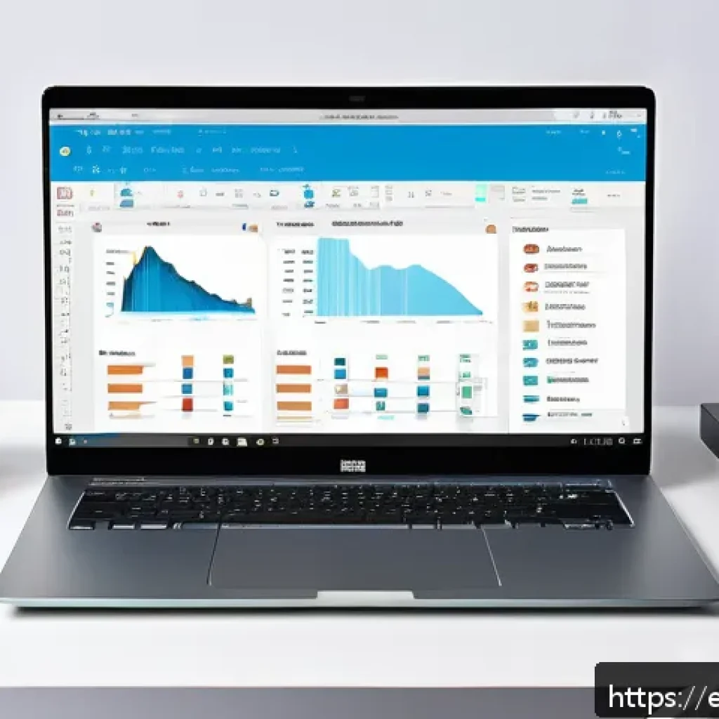 스크린샷 캡처 유틸리티 추천 - A modern, minimalist home office setup featuring a sleek laptop displaying a screenshot editing tool...